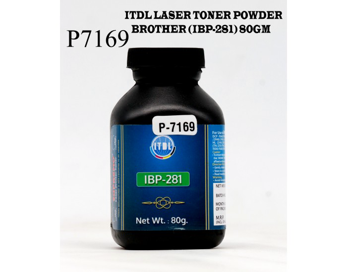 ITDL LASER TONER POWDER FOR BROTHER (IBP-281) 80GM